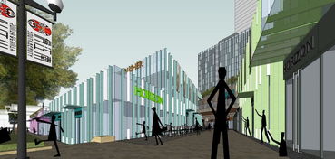 精品現代都市商業步行街區及公寓 綜合體建筑景觀設計方案su模型圖下載 圖片17.30mb 建筑模型庫 su模型