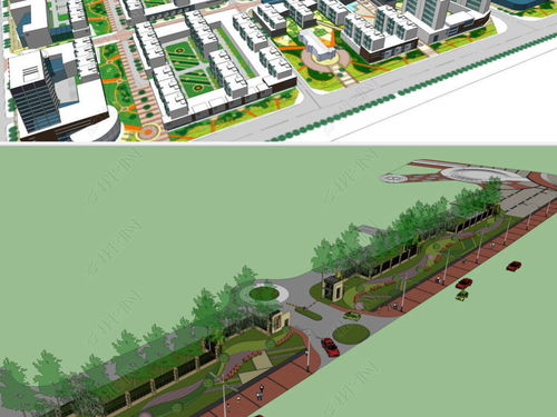 居住區(qū)小區(qū)景觀規(guī)劃設計草圖大師模型下載指南