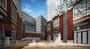 精品海派英倫商業(yè)建筑及沿街商業(yè)景觀設計SU模型高清效果圖解析